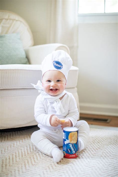 DIY Pillsbury Doughboy Halloween Costume | Boy costumes, Baby halloween ...