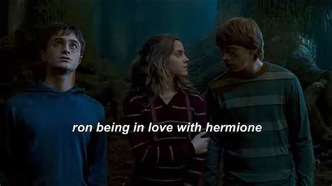 ron weasley being in love with hermione granger - YouTube