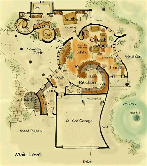 Pin by inthenovelpath on architecture | Unique house plans, Cob house plans, Cob house