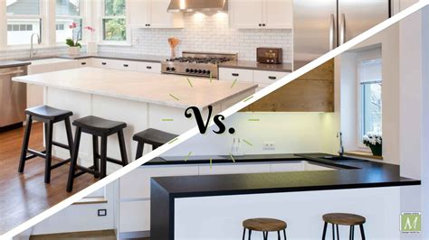 Kitchen Island vs. Kitchen Peninsula | maison d'etre