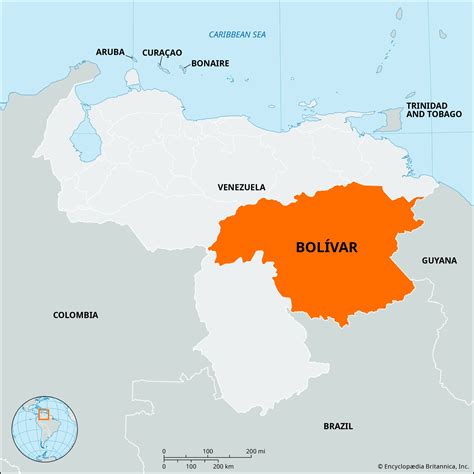 Bolivar | Venezuela, Andes, Orinoco, & Map | Britannica