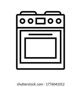 Stove Oven Icon Vector Sign Isolated Stock Vector (Royalty Free) 1776041012 | Shutterstock