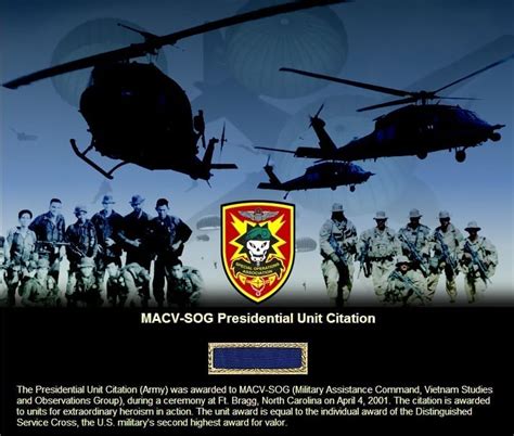 Presidential Unit Citation Award | MACV-SOG | US Army