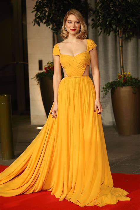 Making The Case For Yellow | Trending dresses, Red carpet dresses, Nice dresses