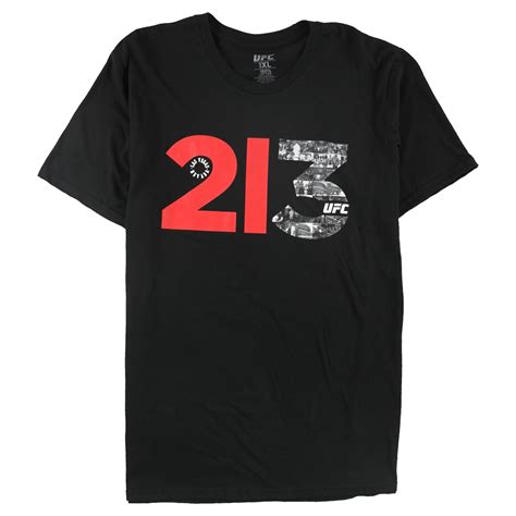 UFC Mens 213 Las Vegas Graphic T-Shirt, Black, Large - Walmart.com