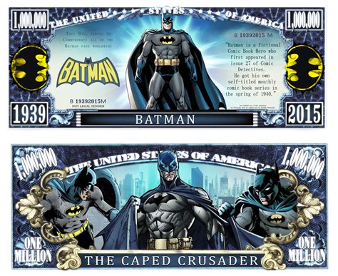 OUR BATMAN DOLLAR BILL (2 Each) | eBay