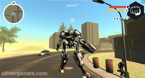 Muscle Car Robot - Play Online on SilverGames 🕹️