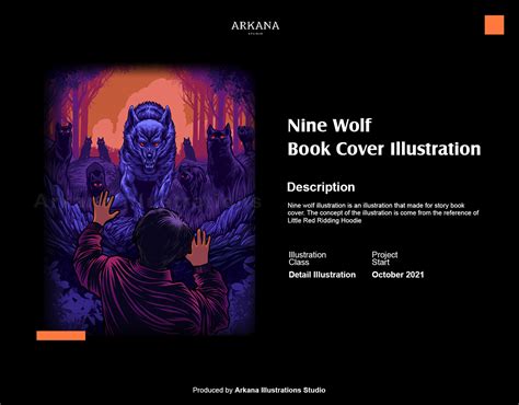 Wolf Illustration Book Cover on Behance