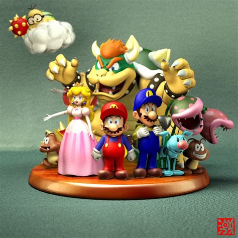 SUPER MARIO CHARACTERS by GEKIMURA on DeviantArt