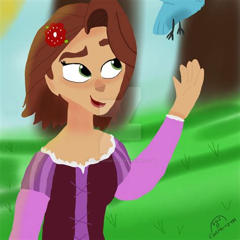 Rapunzel's short hair by CookieHusky799 on DeviantArt