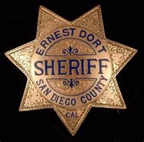 San Diego Co Sheriff Calif vintage | Police badge, Fire badge, Badge