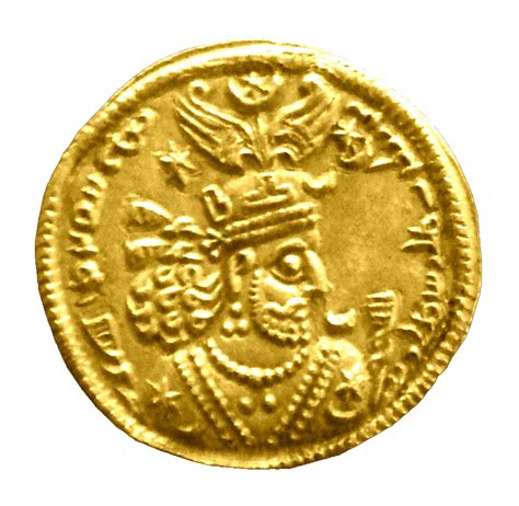 File:Gold coin with the image of Khosrau II.jpg - Wikimedia Commons