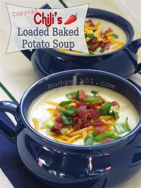 Chilis Loaded Baked Potato Soup | Copycat Recipes | Loaded baked potato ...