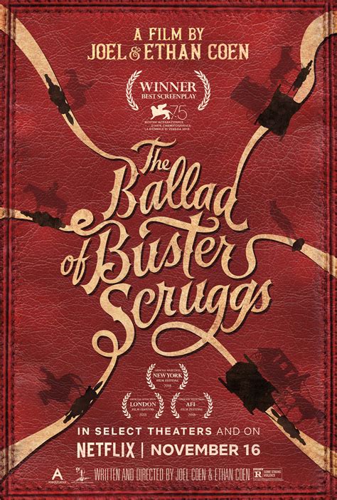 The Ballad of Buster Scruggs (2018) Poster #1 - Trailer Addict