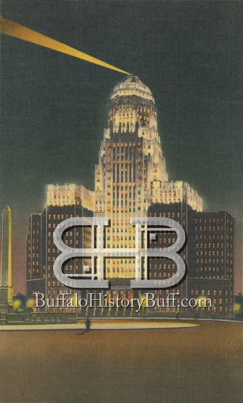 Buffalo - City Hall by Illumination | Buffalo History Buff