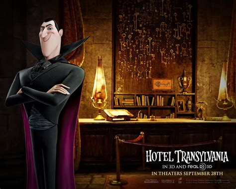 Hotel Transylvania HD Wallpaper: Dracula's Spooky Charm