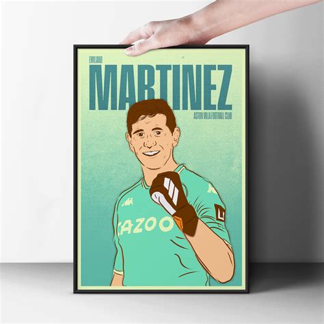 Aston Villa Emi Martinez Print | Etsy