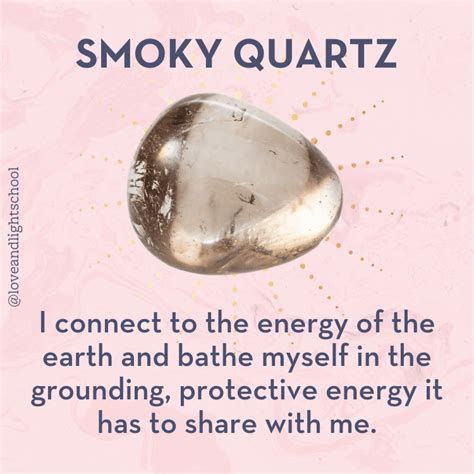 Healing Properties of Smoky Quartz: A Crystal for Spiritual Grounding - Love & Light School of ...