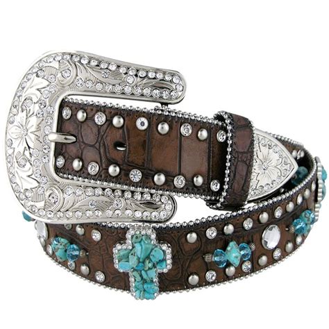 Turquoise cross western belt. | Bling belts, Western belts, Womens ...