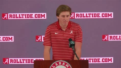 Placekicker Will Reichard speaks after Alabama football practice - Win Big Sports