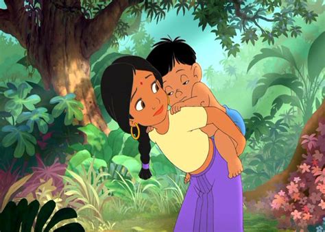 Shanti giving Ranjan a piggyback ride - Young Heroines of Disney Image (20151328) - Fanpop