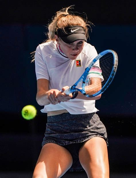 AMANDA ANISIMOVA at 2019 Australian Open at Melbourne Park 01/20/2019 ...