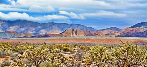 Wallpaper : desert, mountains, sky, clouds, cacti, cactus, landscape, nature, space, outdoors ...