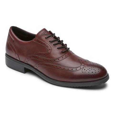 Rockport Total Motion DressPort Wingtip Burgundy 9M - Walmart.com