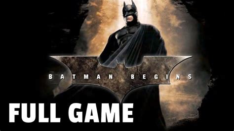 Batman Begins Gameplay Walkthrough Full Game - (No Commentary) - YouTube