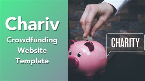 Chariv - Crowdfunding Website Template | Crowdfunding HTML Template ...