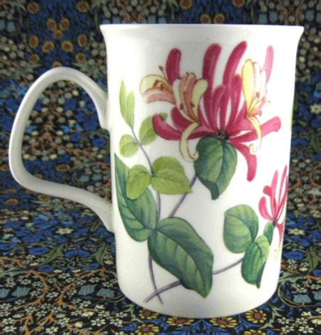 Honeysuckle Mug Roy Kirkham Floral Scents English Bone China New Botan – Antiques And Teacups