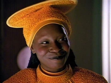 Whoopie Goldberg as Guinan on Star Trek: The Next Generation - TREKNEWS ...