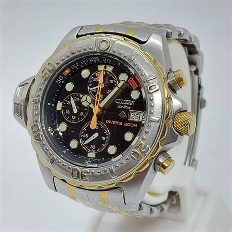 Citizen - Eco-Drive - Aqualand 8740 - 200M -Divers watch - - Catawiki