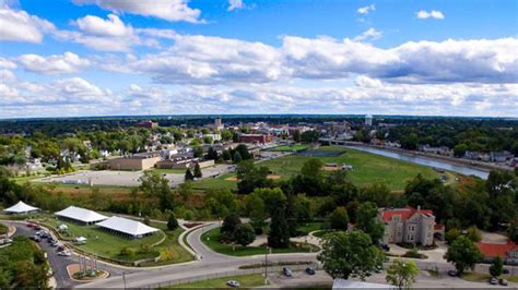 Aerial photo of Muncie by: Michael Wolfe — Muncie Journal