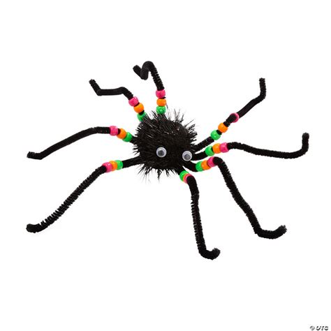 Halloween Black Spider Bead Craft Kit - Makes 12