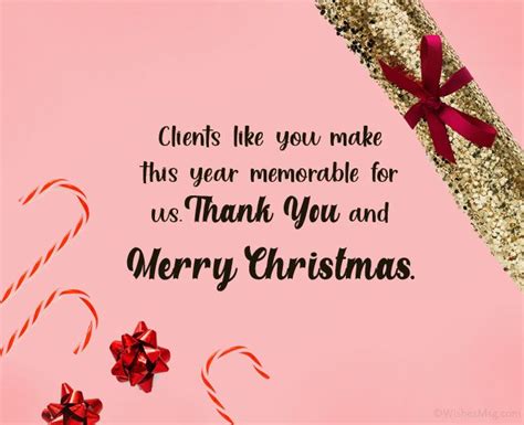 Merry Christmas Wishes for Clients - WishesMsg | Business christmas cards, Christmas card ...