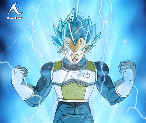 Vegeta Super Saiyan Blue ( SSB ) by AhmadEdrees on DeviantArt