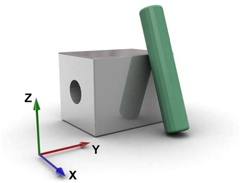 The models used in the peg-in-a-hole benchmark. The peg contains 288... | Download Scientific ...