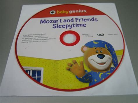 Baby Genius - Mozart and Friends Sleepytime (DVD, 2004) - Disc Only!!!