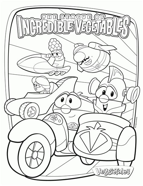 Veggietales Esther Coloring Coloring Pages