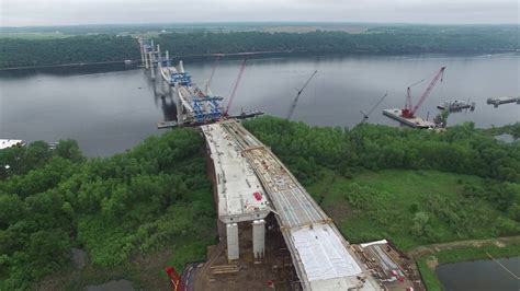 Raw Footage: Highway 36 St. Croix River Bridge Construction - YouTube