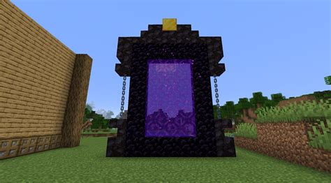 New nether portal design idea : r/Minecraft