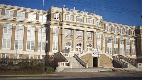 I went to 10th and 11th grade here!! wow Old Huntington (WV) High. Positively 19th century ...