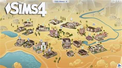 Sims 4 Oasis Map