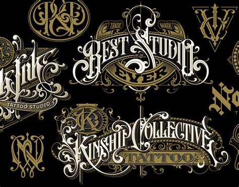 Behance :: Best of Behance | Fontes para tatuagem, Logomarcas criativas, Lettering tatuagem