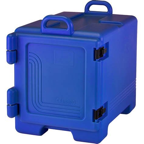 Cambro Insulated Food Carrier / Hot Box for Full Size Pans, Front Loading, Navy Blue, UPC300-186 ...