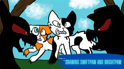 Drawing SwiftPaw and BrightPaw!!! - YouTube