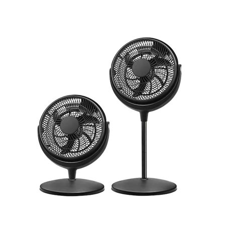 brentwood 12-in 3-Speed Indoor/Outdoor Black Stand Fan in the Portable Fans department at Lowes.com