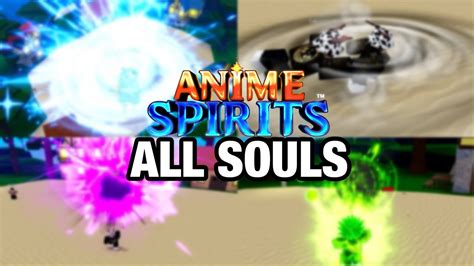 ALL SOULS SHOWCASE IN ANIME SPIRITS! (Roblox) - YouTube