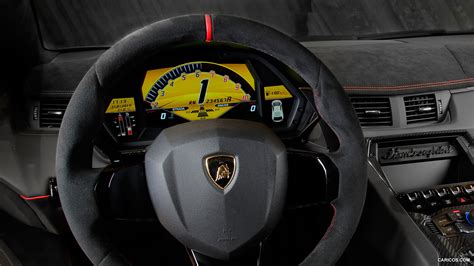 2016 Lamborghini Aventador LP750-4 Superveloce - Interior Steering Wheel | Caricos